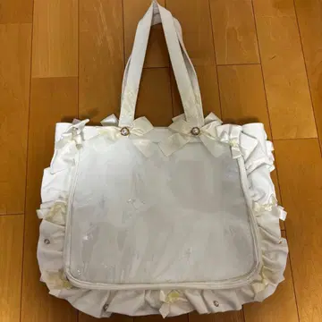 자카마트 A4 이타백 프릴 디자인 이타백 화이트