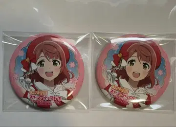 러브 라이브 니지가사키 우에하라 아유무 캔뱃지 산타풍 의상 2개