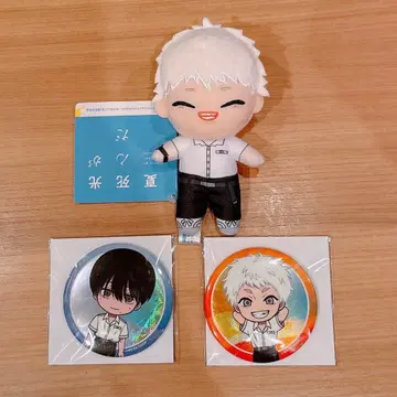 빛이 죽은 여름 미니 봉제 인형 홀로그램 SD 캔뱃지 요시키 히카루