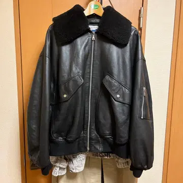 MAISON SPECIAL 봄버 자켓 블랙