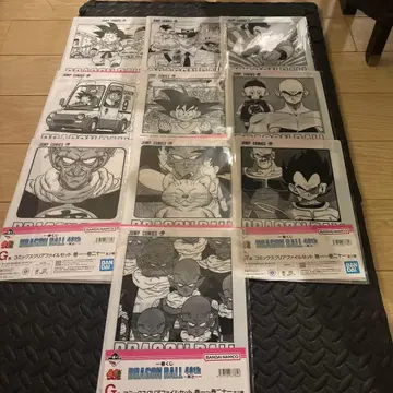 제일복권 드래곤볼 코믹스 클리어 파일 세트