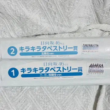 히나타자카46 복권 태피스트리 2종 세트 로손 엔터테인먼트 복권