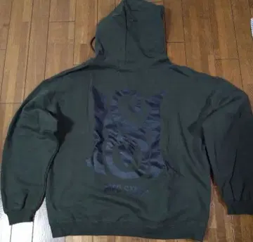 MFC store 올리브색 후드 부착 후드티