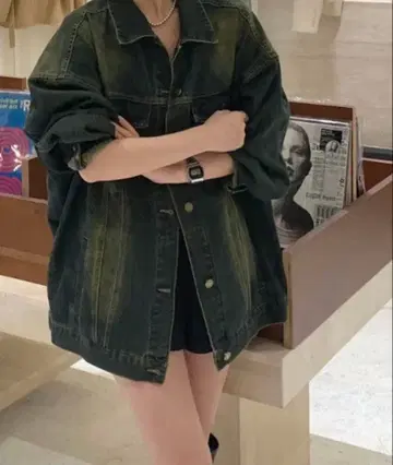 아메리칸 레트로 데미지 루즈 자켓