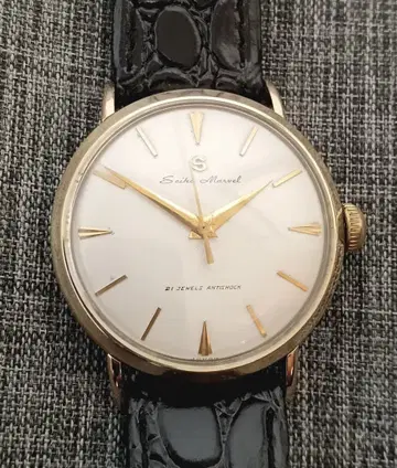 [초레어 가동품] 세이코 마블 21석 앤티크 수동 와인딩