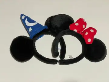 디즈니 머리띠 미키 미니 페어 세트