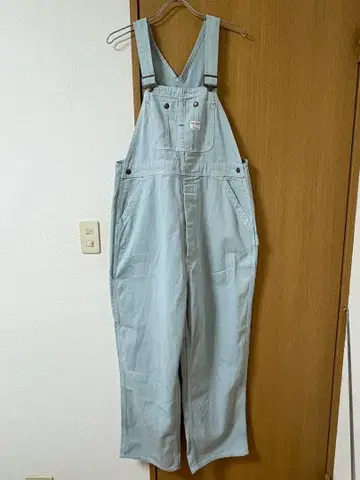 BEAMS BIG MAC 오버롤 라이트 블루