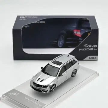 1/64 King Model 벤츠 C63 AMG W204 실버
