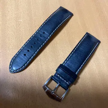 ROCHET 가죽 시계 벨트 22-20mm 블랙