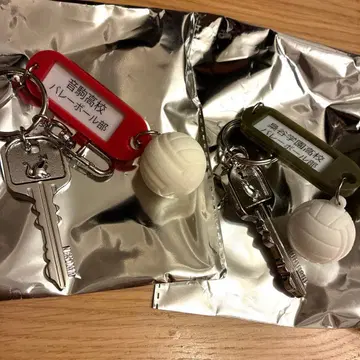 하이큐 열쇠 참 트레이딩 고등학교 이름 포함 열쇠 참 키링