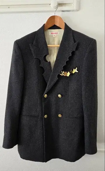 MASU 22aw NIBBLED BLAZER 셋업