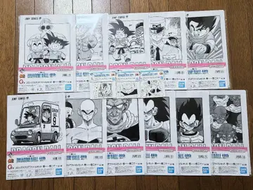 드래곤볼 제일복권 G상 코믹스 클리어 파일 I상 스티커