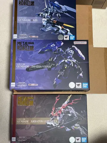 METAL ROBOT혼 건담 바엘 키마리스 비다르 루푸스 레크스 세트