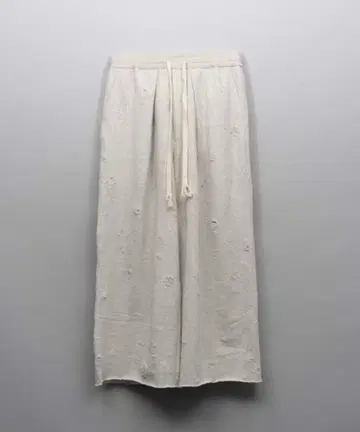 미사용 MAISON SPECIAL 맨투맨 자카드 이지 와이드 팬츠