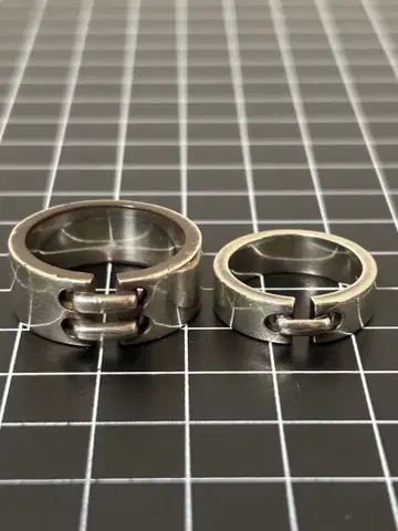 agete 아가트 실버 반지 세트