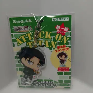 진격의 거인 x 홋카홋카테이 리바이 아크릴 스트랩