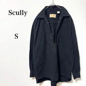 빈티지 Scully 스컬리 웨스턴 셔츠 S 블랙 끈 없음