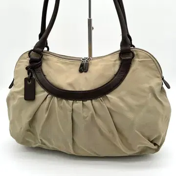 [ 고품질 ] Agnesb 핸드백 토트백 토트 나일론 가죽