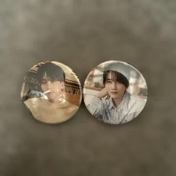 정한 캔뱃지 2개 세트