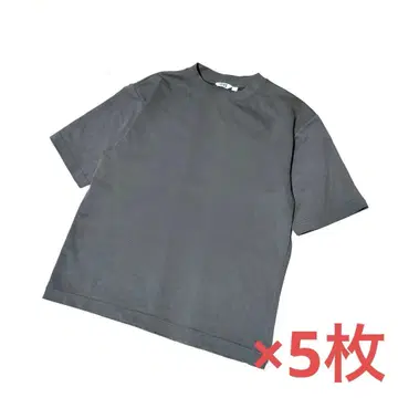 유니클로 U 에어리즘 코튼 오버 사이즈 T셔츠 5매 세트