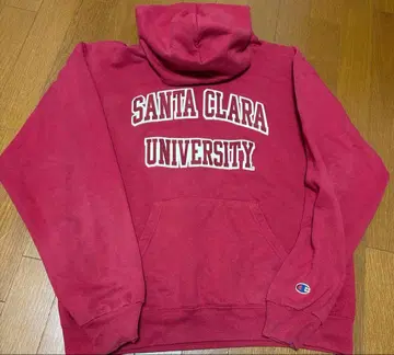 챔피온 후드티 칼리지 로고 레드 M 상당 구제 의류