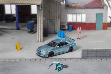 1/64 후지 닛산 스카이라인 GT-R R34 Z-Tune 파랑