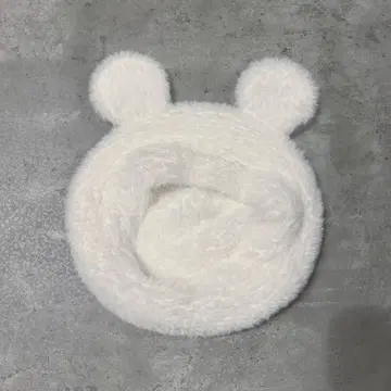 [ 새상품급 ] 디즈니 귀달린 미키 화이트 베레모