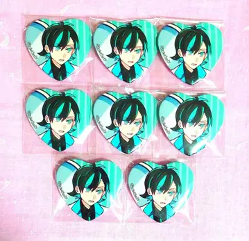 스튜디오 와사비 늑대 게임 화이트데이 신무라 코우 하트 캔뱃지 세트