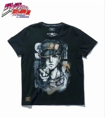 Glamb 죠죠의 기묘한 모험 T셔츠 블랙