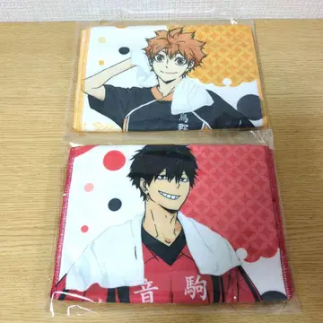 하이큐 극락탕 머플러 타월 묶음 판매 히나타 쇼요 쿠로오 테츠로