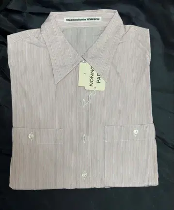 미사용 택 포함 마드모아젤 논논 면 긴팔 셔츠