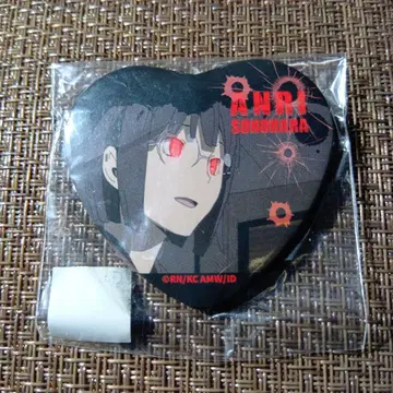 듀라라라 소노하라 안리 하트형 캔뱃지