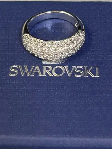 SWAROVSKI 크리스탈 파베 반지 14호