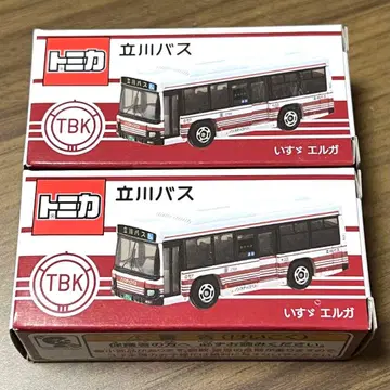 토미카 타치카와 버스 이스즈 엘가 2대