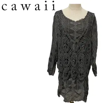 cawaii 원피스 택 포함 미사용 새상품 튜닉 앙상블 카와이