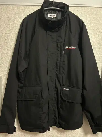 퍼스트다운 스탠드넥 블루종