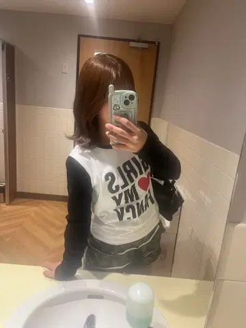 카모 패턴 프릴 미니 스커트 y2k