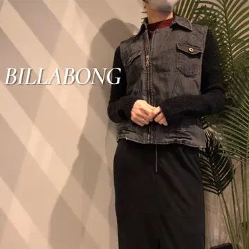 BILLABONG 이소재 데님 자켓 니트
