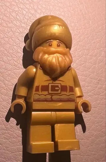 레고 미니 피규어 미니 피규어 BAM New 골드 산타 크리스마스