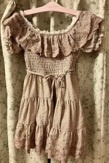 편의점 리즈리사 총 셔링 원피스