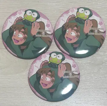 닌타마 란타로 산리오 amocafe 캔뱃지 젠포지 잇사쿠 3개 세트