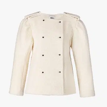 BIBIY MEGAN LAME JACKET 자켓 화이트