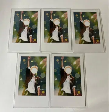 이레우스 실사 폴라로이드풍 트레카 유스케 라이브 5장 묶음 판매