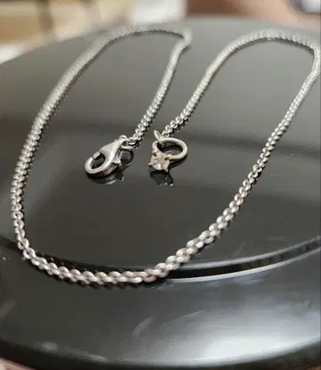 [ e.m. ] 레어 실버 목걸이