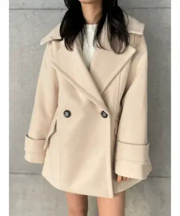 BIG 칼라 더블 코트 ENVYM