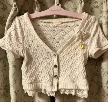 편의점 리즈리사 니트 볼레로