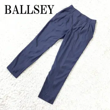 보르지 테이퍼드 팬츠 블루 큐프라 폴리에스테르 36 B713