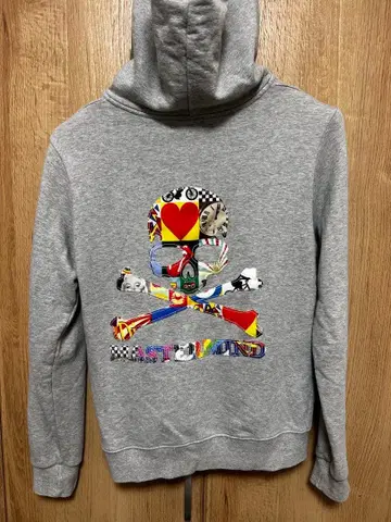 MASTERMIND 스컬 디자인 그레이 후드티