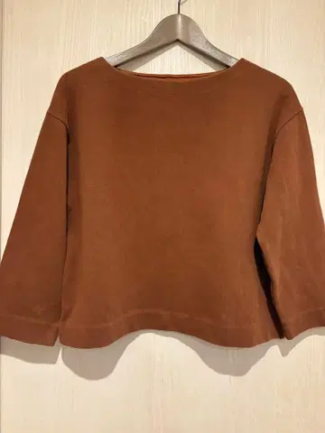 나카가와 마사시치 상점 구매 누벨 드 파라디 긴팔 코튼 풀오버 브라운