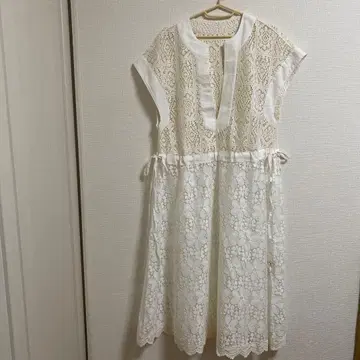 펠리시모 MEDE19F 레이스 베스트 원피스